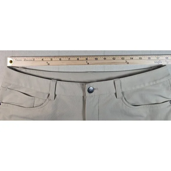 Adidas Performance Golf Pants Men's 38x30 Beige Flat Front Chino AE7006 Khaki - Picture 6 of 14